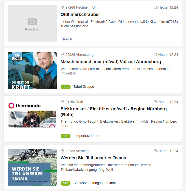 Jobangebote bei eBay Kleinanzeigen